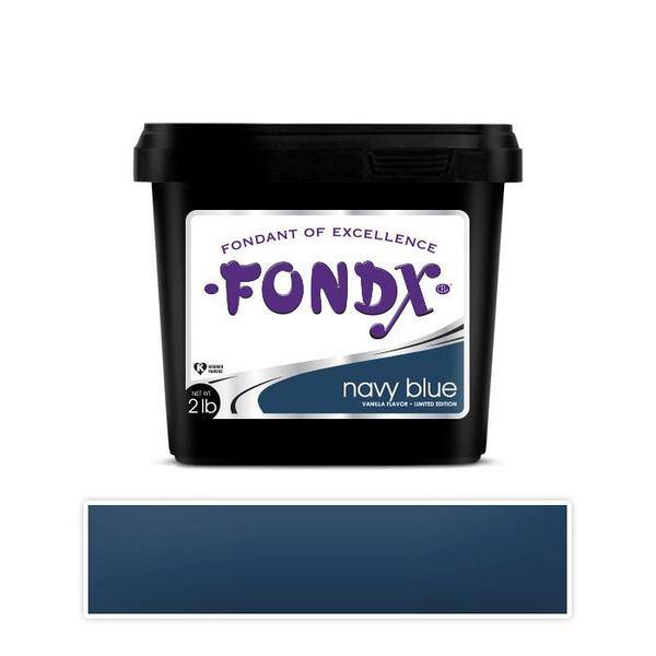 Fondx Navy Blue Fondant 2 lbs 1