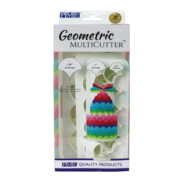 Geometric MultiCutter - Fish Scale Set of 3 by PME