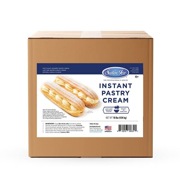 Instant Pastry Cream by Satin Ice - 4.54kg 1