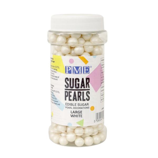 Large White Sugar Pearls by PME