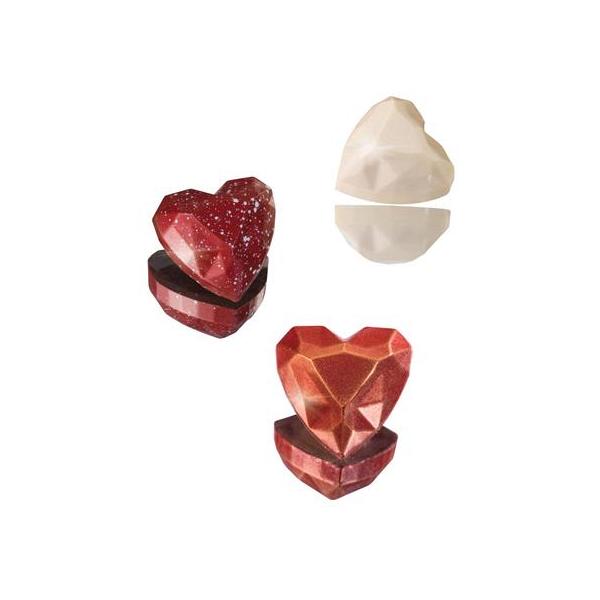 Heart Jems Poly-carbonate Chocolate Mold