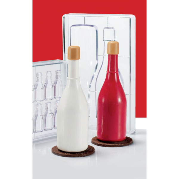 Champagne/Wine Bottle, Large Polycarbonate Chocolate Mold 600