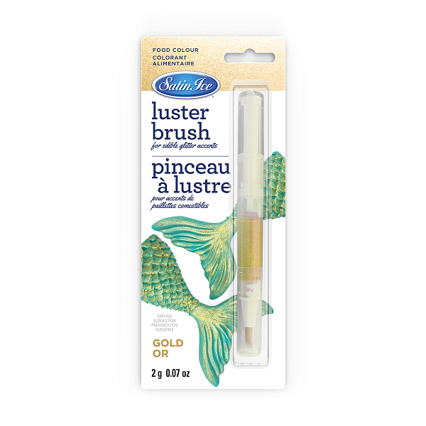 Gold Lustre Brush by Satin Ice 600