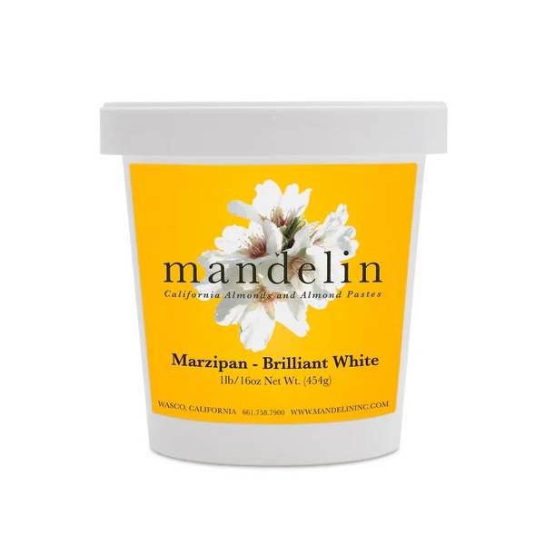 Marzipan Brilliant White by Mandelin - 1 lb 600