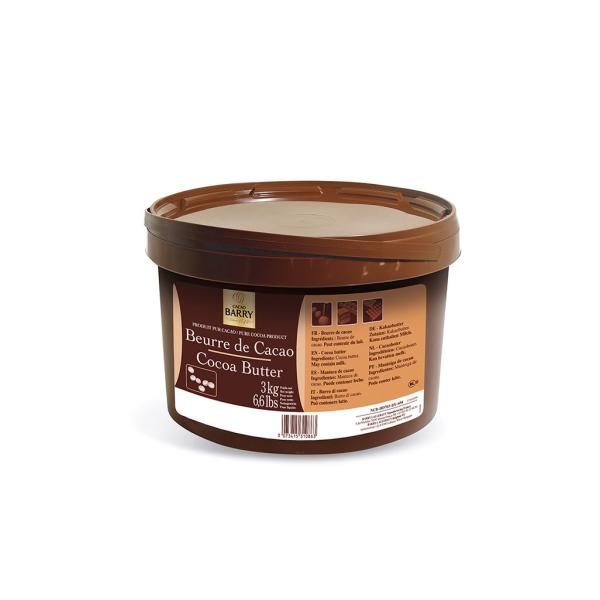 Deodorized Cocoa Butter - by Cacao Barry - 3kg