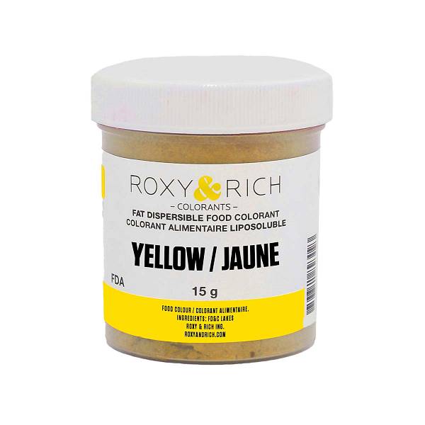 Yellow Fat Dispersible Color - 15g 1