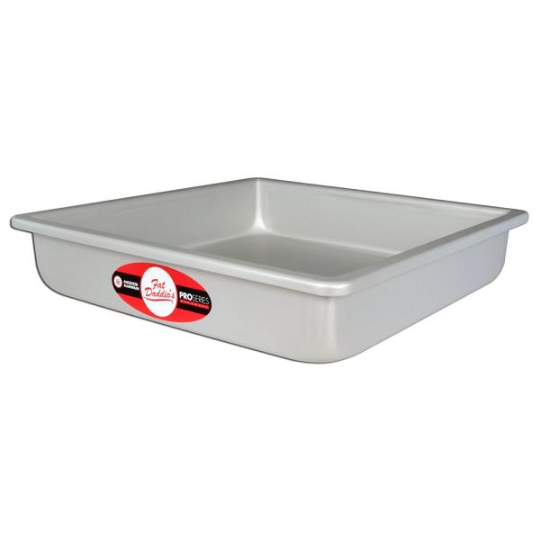 Square Cake Pan by Fat Daddio\'s 12\" x 12\" x 2\"