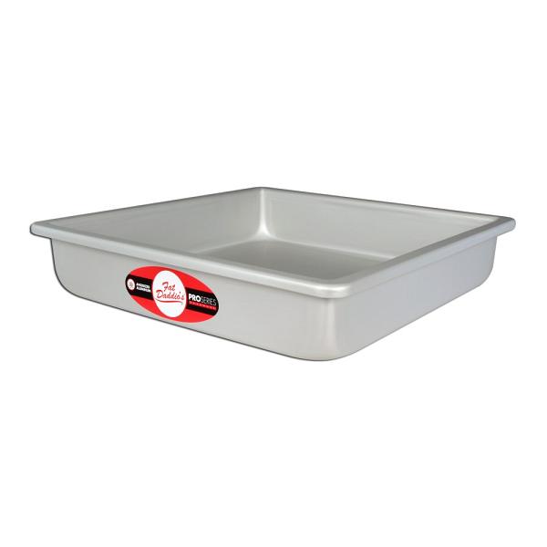 Square Cake Pan by  Fat Daddio's 8" x 8" x2" 600