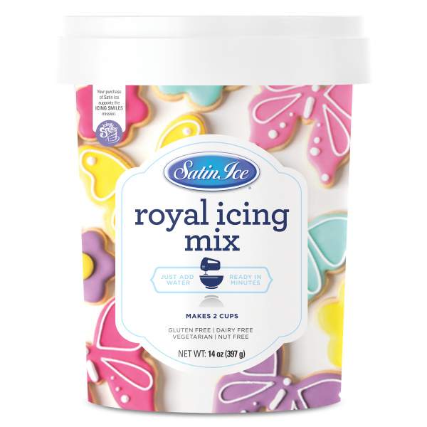 Satin Ice Royal Icing MIX - 14 oz 600