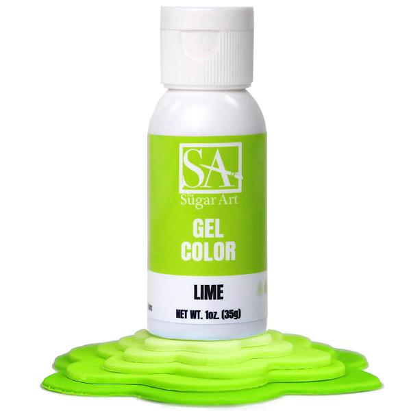 Lime Gel Color - 1 oz by The Sugar Art 600