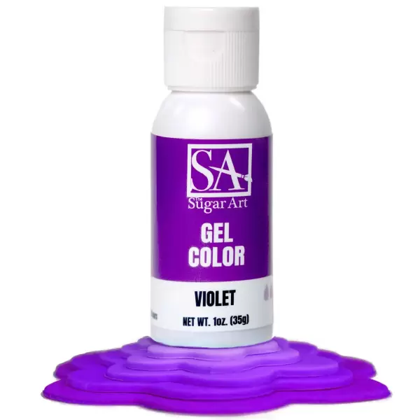 Violet Gel Color - 1 oz by The Sugar Art 600