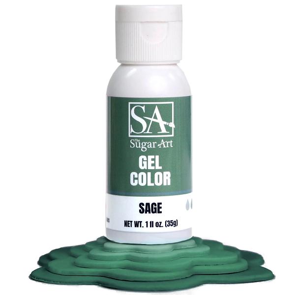 Sage Gel Color - 1 oz by The Sugar Art 600