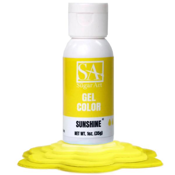 Sunshine Gel Color - 1 oz by The Sugar Art 600