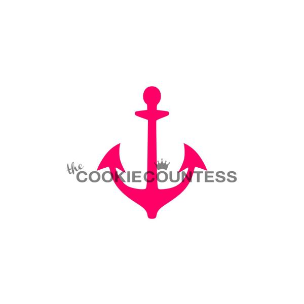 Anchor Cookie Stencil - The Cookie Countess