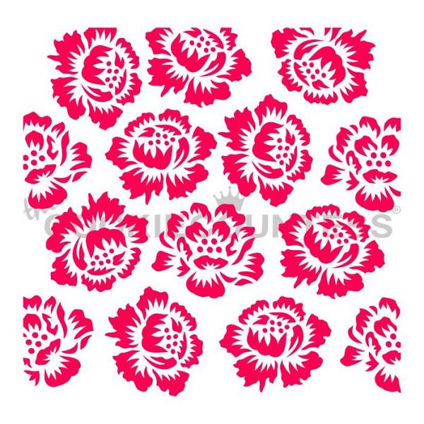 Katy\'s Flowers Cookie Stencil - The Cookie Countess