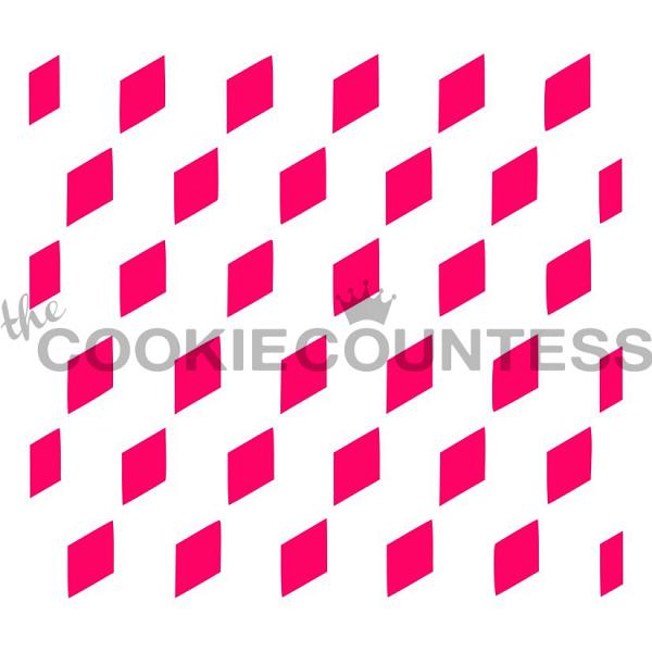 Vasarely Cubes Cookie Stencil - The Cookie Countess