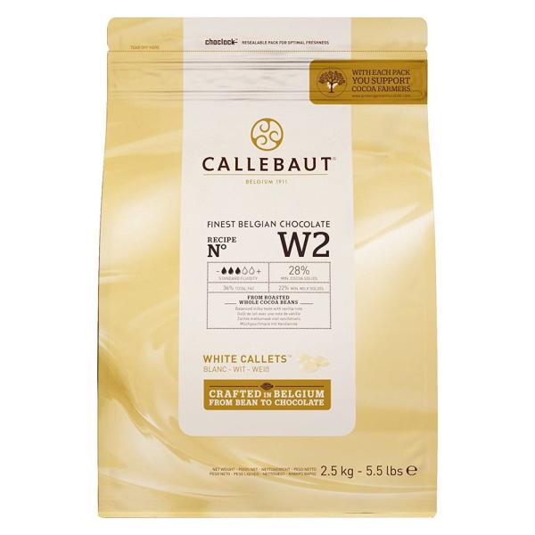 Callebaut White Chocolate W2 - 2.5 kg 600