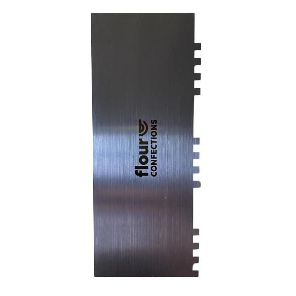 Banded Stripe 9" Stainless Steel Cake Comb 600
