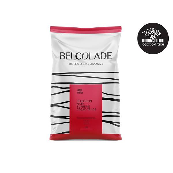 Belcolade 72% Extra-Bitter Dark Chocolate Drops - 5kg 1