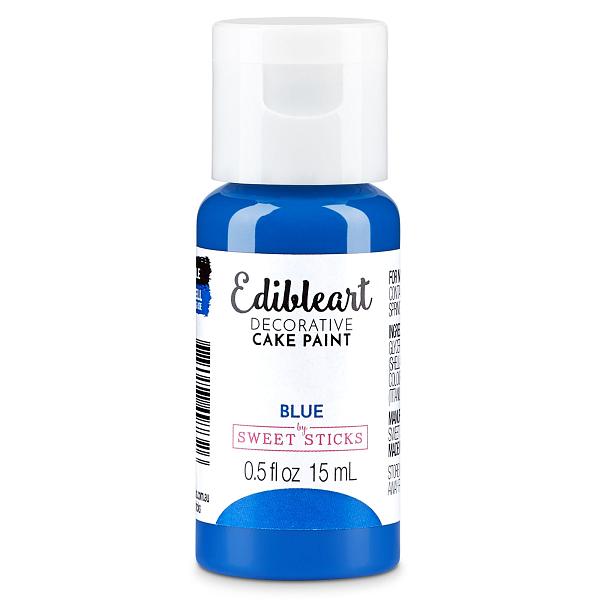 Blue 15mL - Edibleart Paint by Sweet Sticks