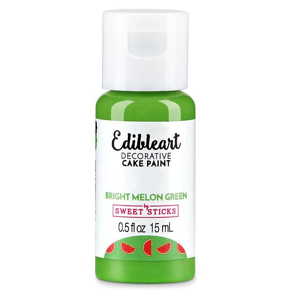 Bright Melon Green 15mL - Edibleart Paint by Sweet Sticks