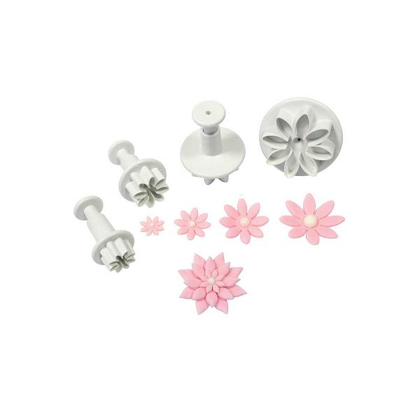 PME Daisy Margurite Plunger Cutter Set of 4