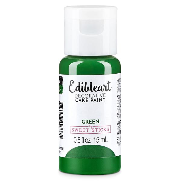 Green 15mL - Edibleart Paint by Sweet Sticks 600