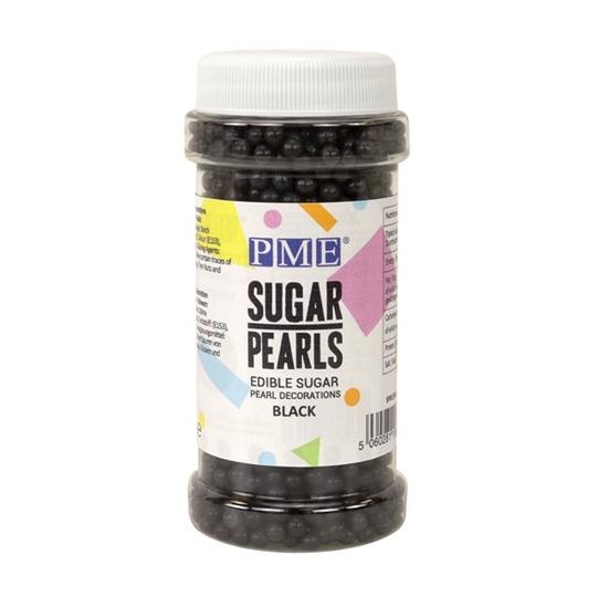 Black Sugar Pearls 100g - 4mm by PME 600