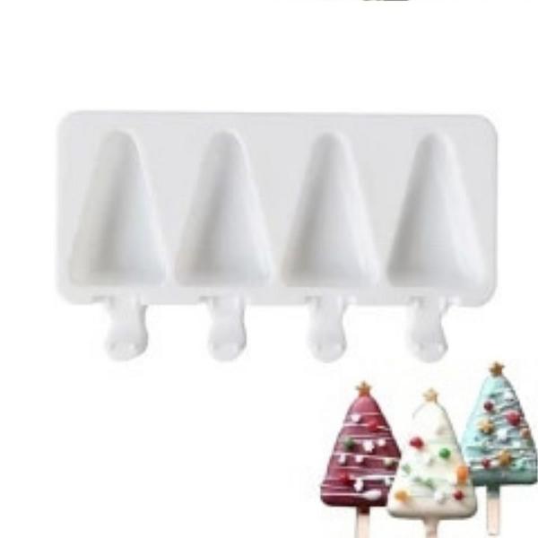 Christmas Tree Cake Popsicle Silicone Mold