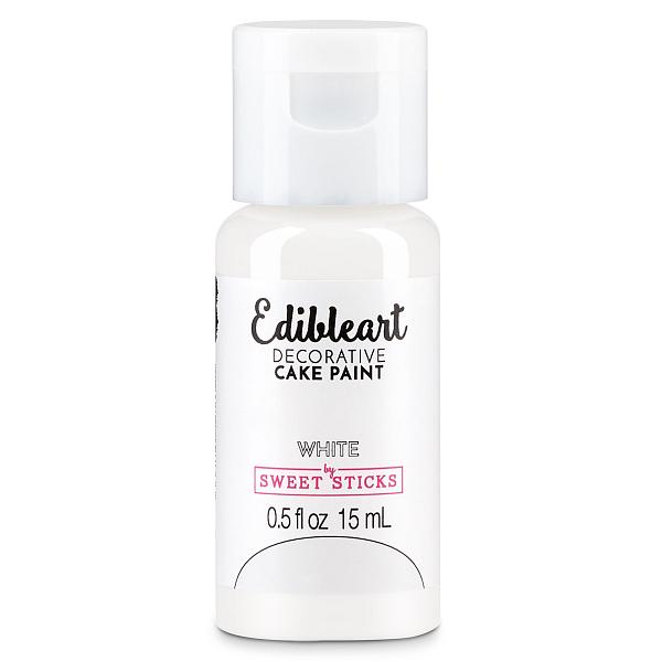 White 15mL - Edibleart Paint by Sweet Sticks