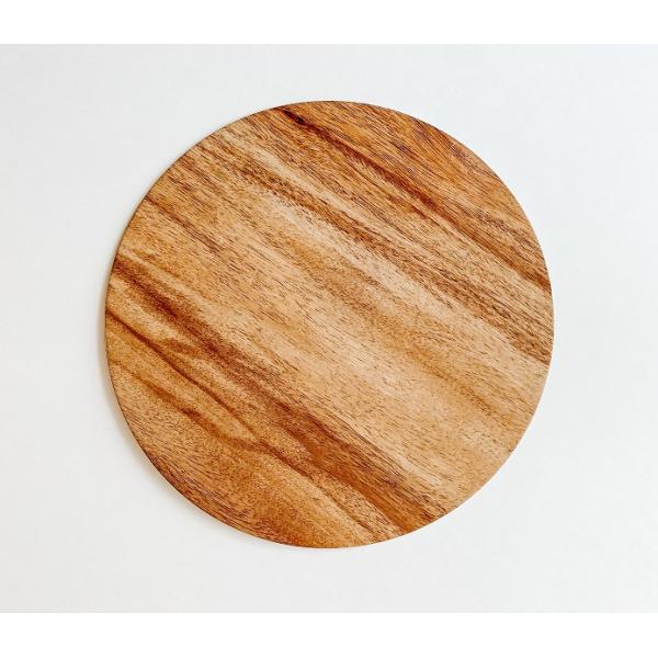 8 Inch Round Woodgrain 1/2\" Drum Cake Board