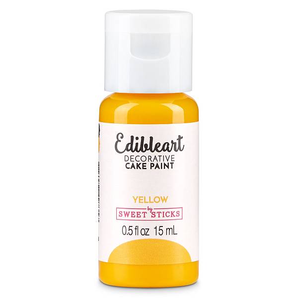 Yellow 15mL - Edibleart Paint by Sweet Sticks