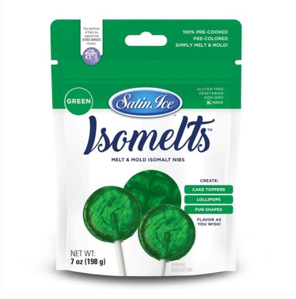 Satin Ice Green Isomalt - Isomelts - 198g 600