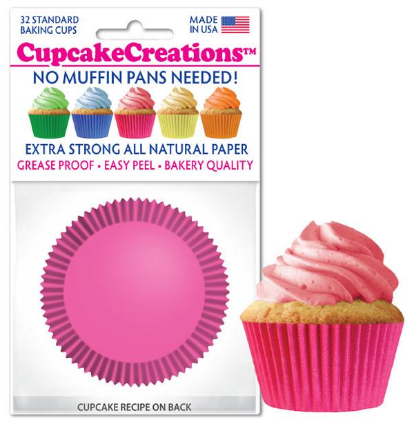 Pink Cupcake Liners - pkg of 32 600