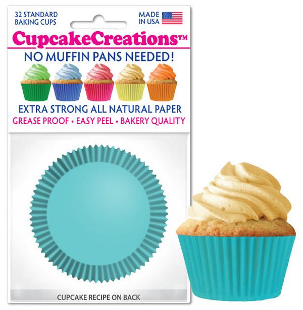 Light Turquoise Cupcake Liners - pkg of 32 600