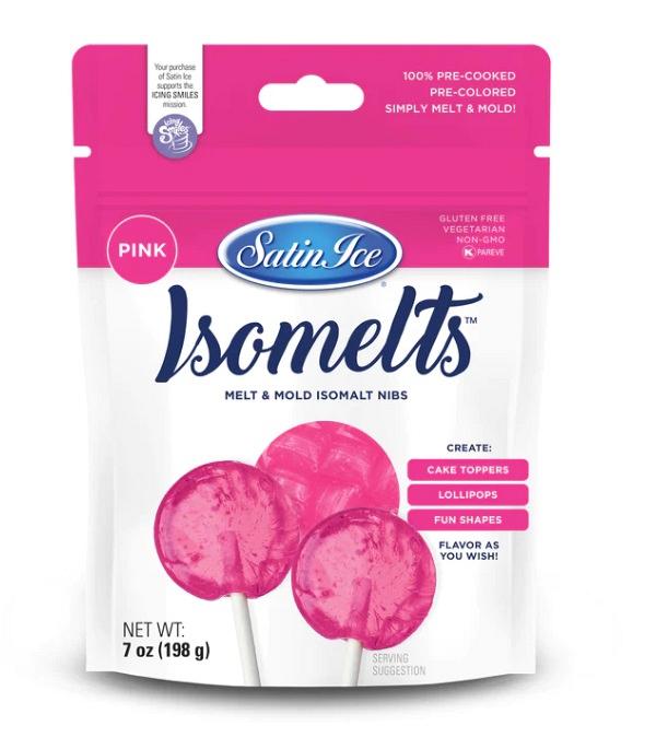 Satin Ice Pink Isomalt - Isomelts - 198g 600