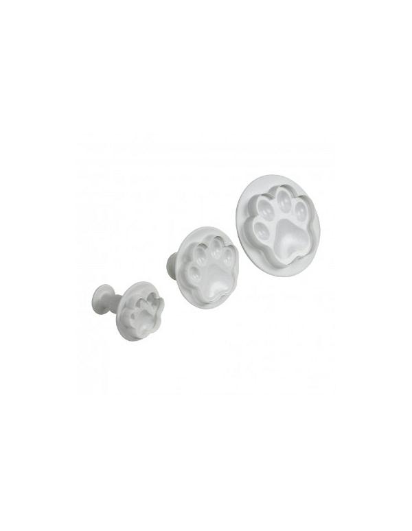 Paw Plunger Cutter Set of 3 by PME 600