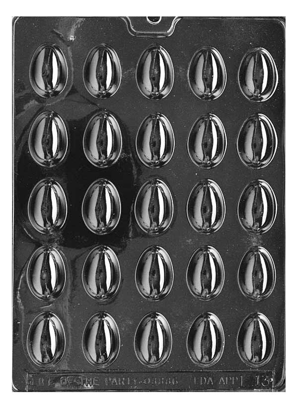 Small Eggs Chocolate Mold  1 3/8 X 7/8 x 1/2 600