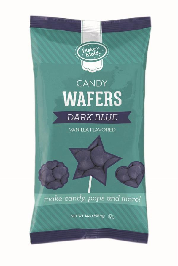 Dark Blue Vanilla Candy Wafers - 12 oz 600