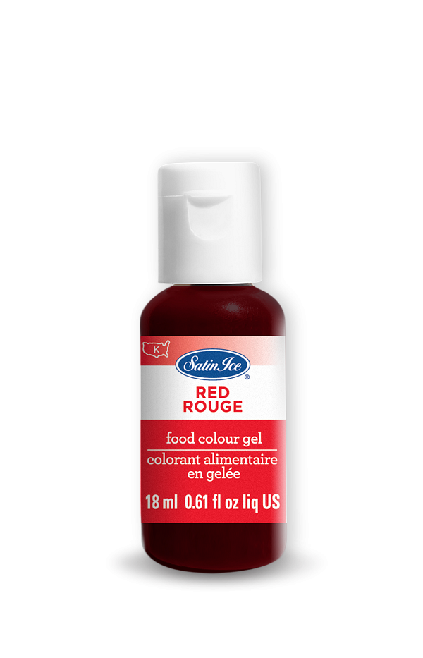 Red Food Colour Gel 0.61 oz by Satin Ice 600