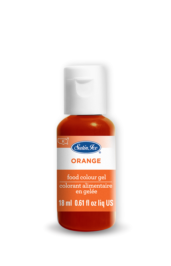 Orange Food Colour Gel 0.61 by Satin Ice 600
